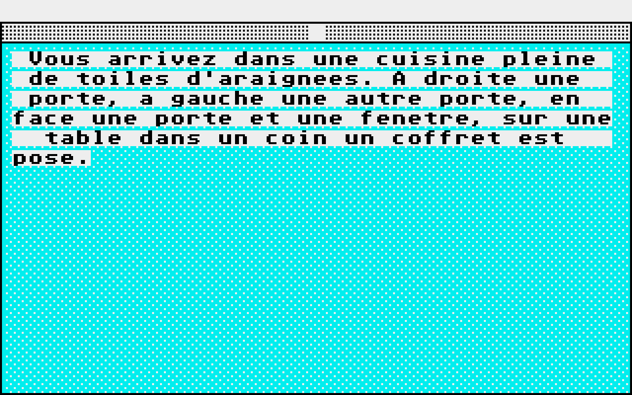 Trésor dans la Maison des Brigands (Le) atari screenshot